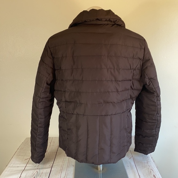 Kenneth Cole Reaction brown down women’s coat - Picture 3 of 8